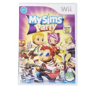 Nintendo Wii My Sims Party Complete Manual Tested